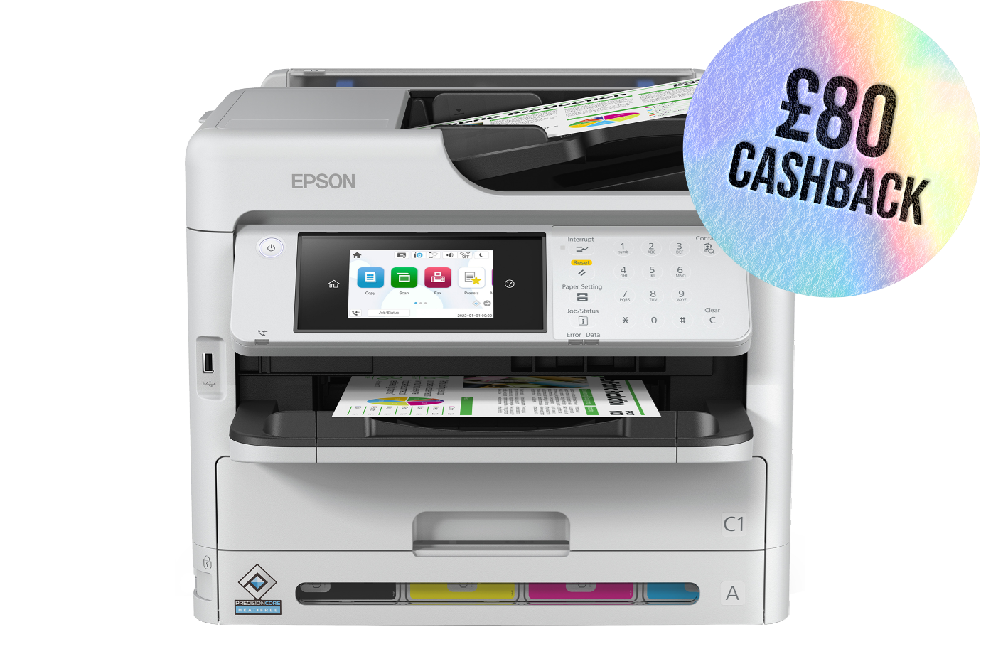 Epson XP-2205 Inkjet Printer and £10 Cashback - Free click and collect