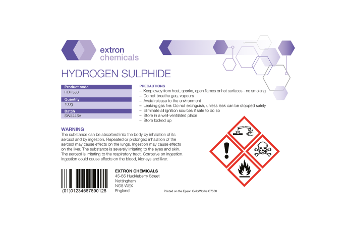 Print GHS labels on demand