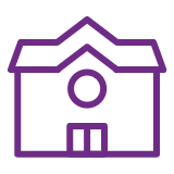 Graphic of a school building.