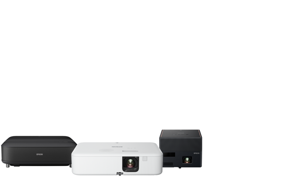 Cashback* tot € 300 op epson-projectoren