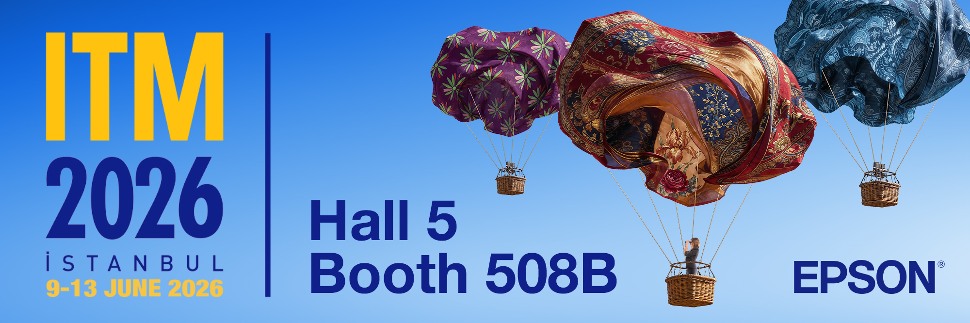 ITM 2026 Instanbul - 9-13 June 2026. Hall 5 Booth 508B.