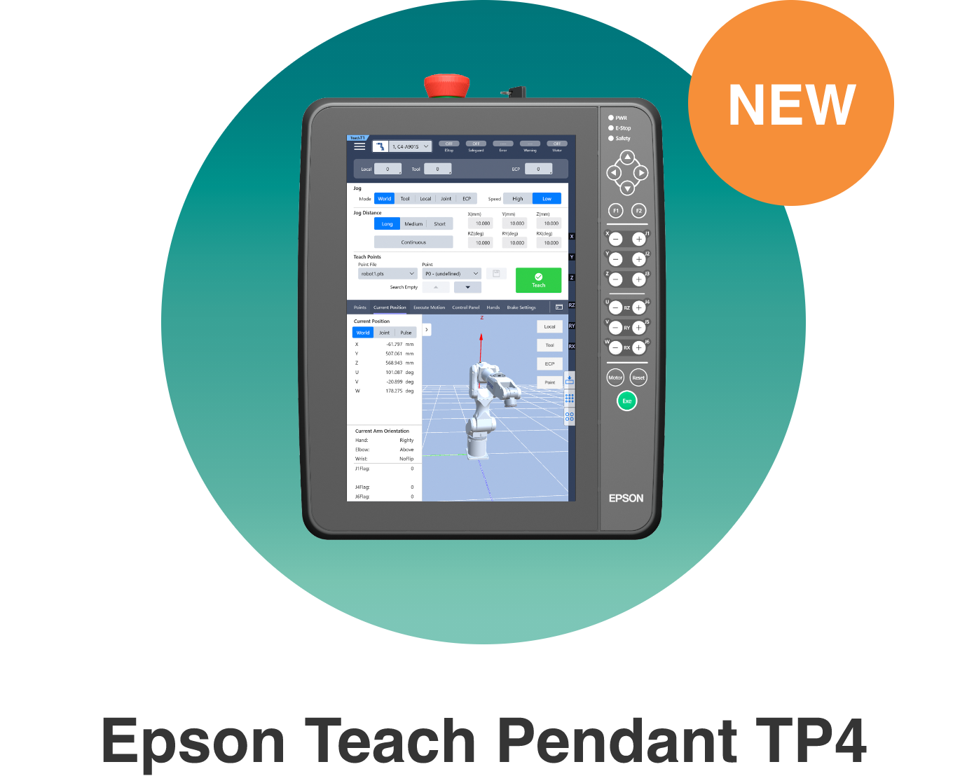 Epson Teach Pendant TP4